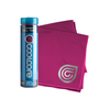 Fuchsia Chill Towel with packaging